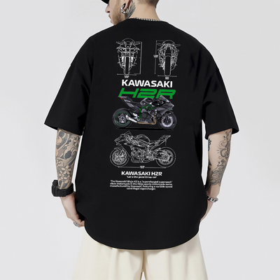Camiseta Oversized Kawasaki H2R