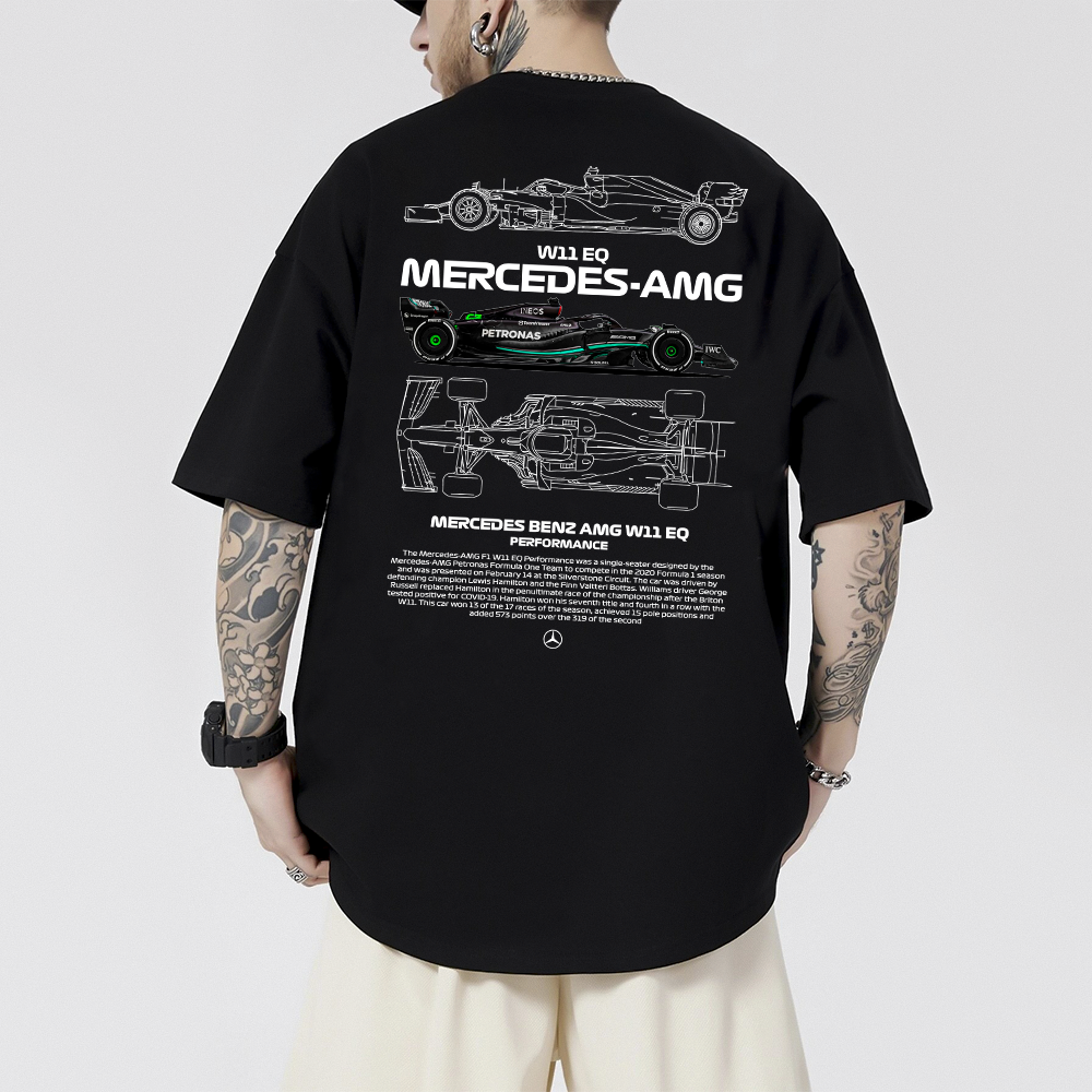 Camiseta Oversized Mercedes Benz AMG W11