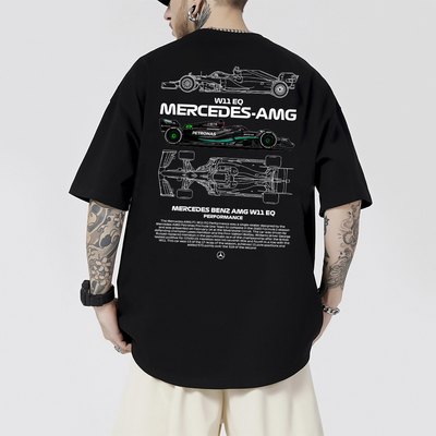 Camiseta Oversized Mercedes Benz AMG W11