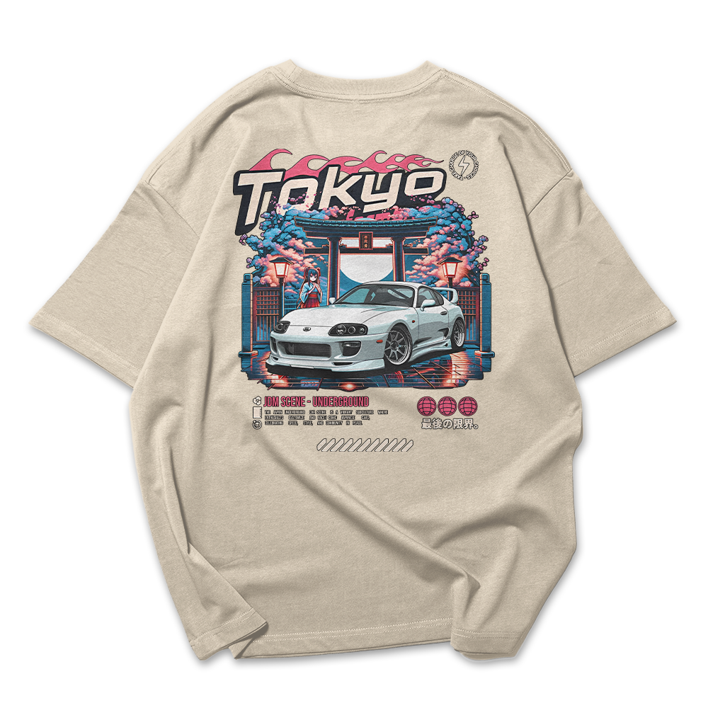 Camiseta Oversized Tokyo Supra Underground