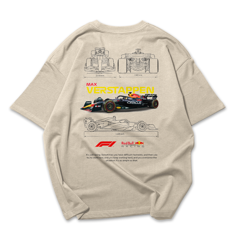 Camiseta Oversized F1 Red Bull Verstappen