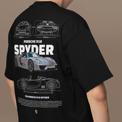 Camiseta Básica Unissex Porsche 918 Spyder 2 w BRANCO