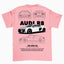 Camiseta Básica Unissex AUDI R8 - Rosa Bebê