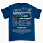Camiseta Básica Unissex Aston Martin Fórmula 1 TEAM Azul Marinho
