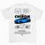 Camiseta Básica Unissex Bugatti Chiron White BRANCO