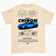 Camiseta Básica Unissex Bugatti Chiron White PEROLA 