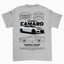 Camiseta Básica Unissex Chevrolet Camaro - Blanco-Cinza