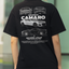 Camiseta Básica Unissex Chevrolet Camaro - Blanco- Preto