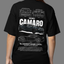 Camiseta Básica Unissex Chevrolet Camaro Z28 2015 BLACK PRETO