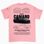 Camiseta Básica Unissex Chevrolet Camaro Z28 2015 BLACK ROSA BEBE