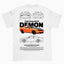 Camiseta Básica Unissex Dodge Challender Demon  BRANCO
