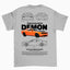Camiseta Básica Unissex Dodge Challender Demon  CINZA