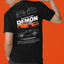 Camiseta Básica Unissex Dodge Challender Demon PRETO