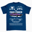Camiseta Básica Unissex Dodge Challenger 70 - Azul- Marinho