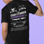 Camiseta Básica Unissex Dodge Challenger 70 - Preto