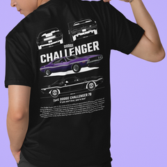 Camiseta Básica Unissex Dodge Challenger 70