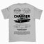 Camiseta Básica Unissex Dodge Charger 1970 CINZA
