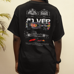 Camiseta Básica Unissex F1 Red Bull Car Template
