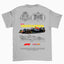 Camiseta Básica Unissex F1 Red Bull Verstappen CINZA