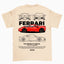 Camiseta Básica Unissex Ferrari F8 Tributo - WHITE PEROLA WHITE