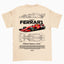 Camiseta Básica Unissex Ferrari Fórmula 1 TEAM PEROLA OFF WHITE