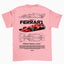 Camiseta Básica Unissex Ferrari Fórmula 1 TEAM ROSA BEBE