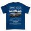 Camiseta Básica Unissex Ford Mustang Black AZUL MARINHO
