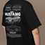 Camiseta Básica Unissex Ford Mustang Black PRETO