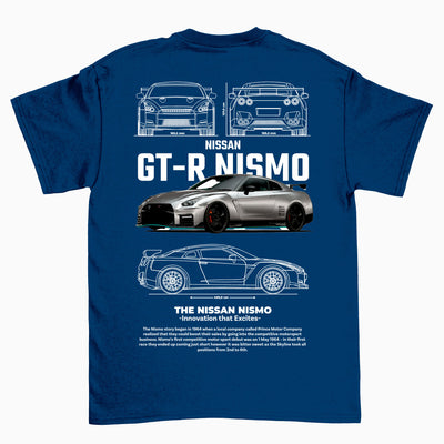 Camiseta Básica Unissex GT-R NISMO AZUL