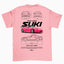 Camiseta Básica Unissex Honda Suki S2000 2 ROSA BEBE