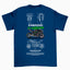 Camiseta Básica Unissex Kawasaki H2R AZUL MARINHO