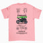 Camiseta Básica Unissex Kawasaki H2R PEROLA OFF WHITE ROSA BEBE