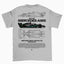 Camiseta Básica Unissex Mercedes Benz AMG W11 cinza