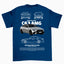 Camiseta Básica Unissex Mercedes Benz C63 AMG W azul marinho