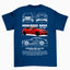 Camiseta Básica Unissex Mercedes Benz C 63 azul marinho