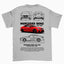 Camiseta Básica Unissex Mercedes Benz C 63 cinza