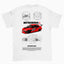 Camiseta Básica Unissex Mitsubishi Lance R branca