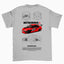 Camiseta Básica Unissex Mitsubishi Lance R cinza