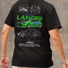 Camiseta Básica Unissex Mitsubishi Lancer WHITE