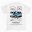 Camiseta Básica Unissex Nissan GTR Skyle R34 4 -2TEMPLATE white branca