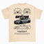 Camiseta Básica Unissex Nissan GTR Skyline R34 04 beje perola off white