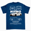 Camiseta Básica Unissex Nissan Nismo WHITE azul marinho