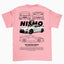 Camiseta Básica Unissex Nissan Nismo WHITE rosa