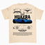 Camiseta Básica Unissex Pagani Huayra  beje perola off white