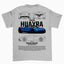 Camiseta Básica Unissex Pagani Huayra  cinza 