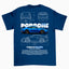 Camiseta Básica Unissex Porsche 911 GT3 W azul marinho