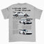 Camiseta Básica Unissex Porsche 911 King cinza