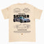 Camiseta Básica Unissex Porsche 918 Spyder 2 w  beje perola off white