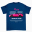 Camiseta Básica Unissex Porsche Berry  azul marinho