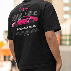 Camiseta Básica Unissex Porsche Berry